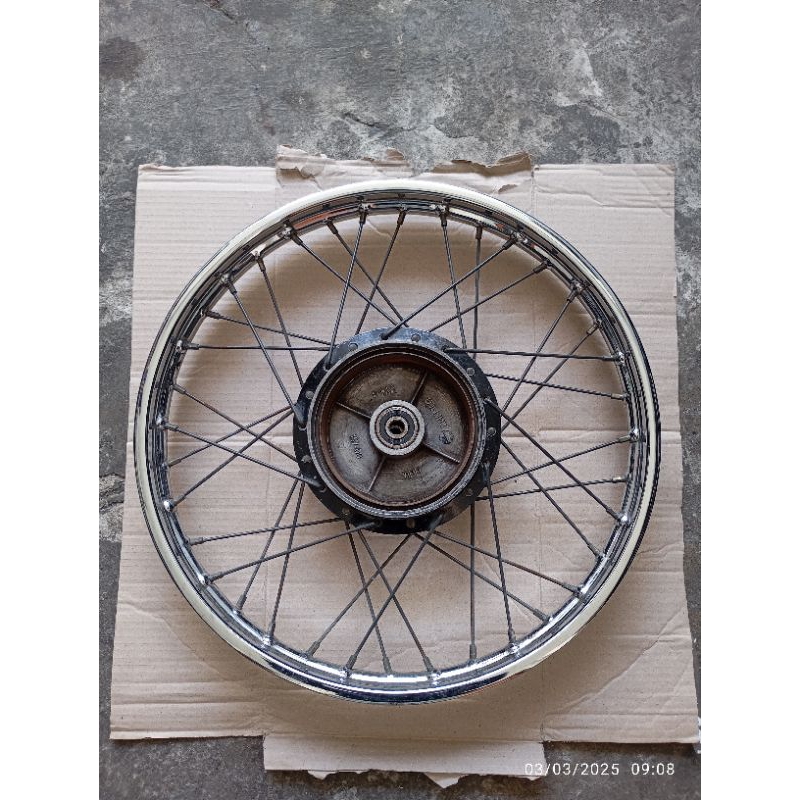 velg roda ruji besi jari belakang yamaha Jupiter z/z1 vega new/zr mx old tromol besar original copot