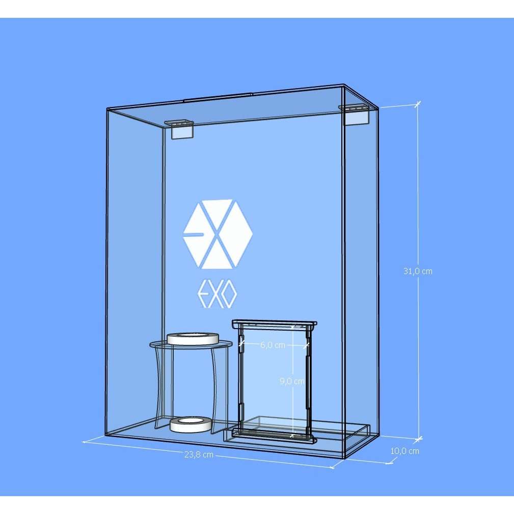 Lightstick Cantika x Photocard / Rak Lightstick Custom