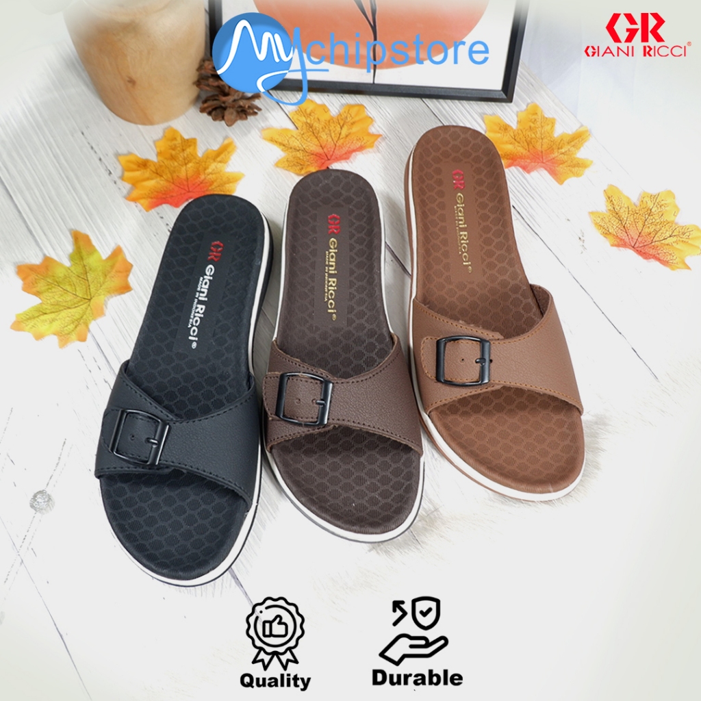 Giani Ricci SANDRA 070 Sandal Flat Wanita ORIGINAL