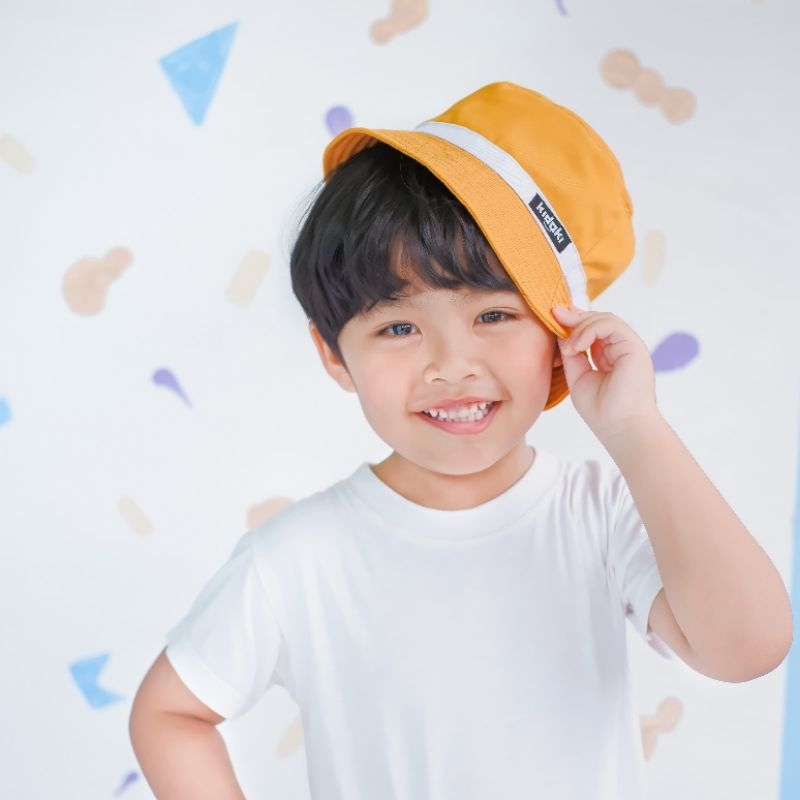 Topi Bucket Anak Kuning