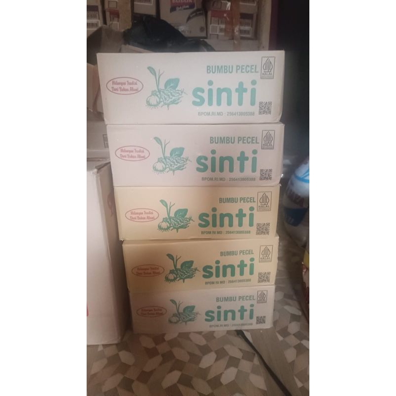 

Bumbu Pecel Sinti Bumbu Kacang 1 Karton 60 Bungkus
