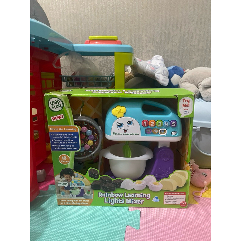 Leapfrog Rainbow Learning Lights Mixer NEW/BARU