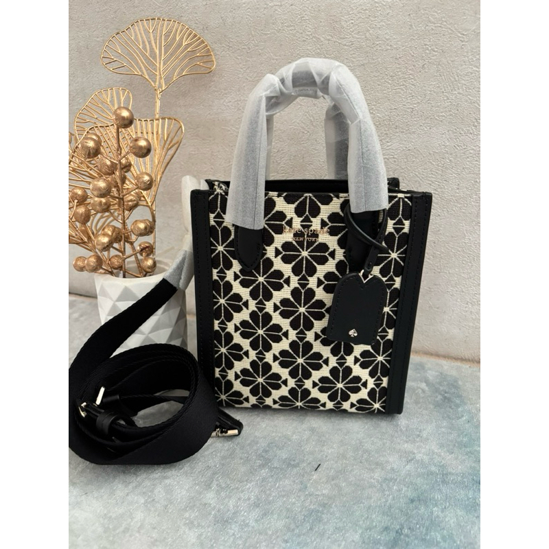 KS Spade Flower Jacquard Manhattan Mini Tote