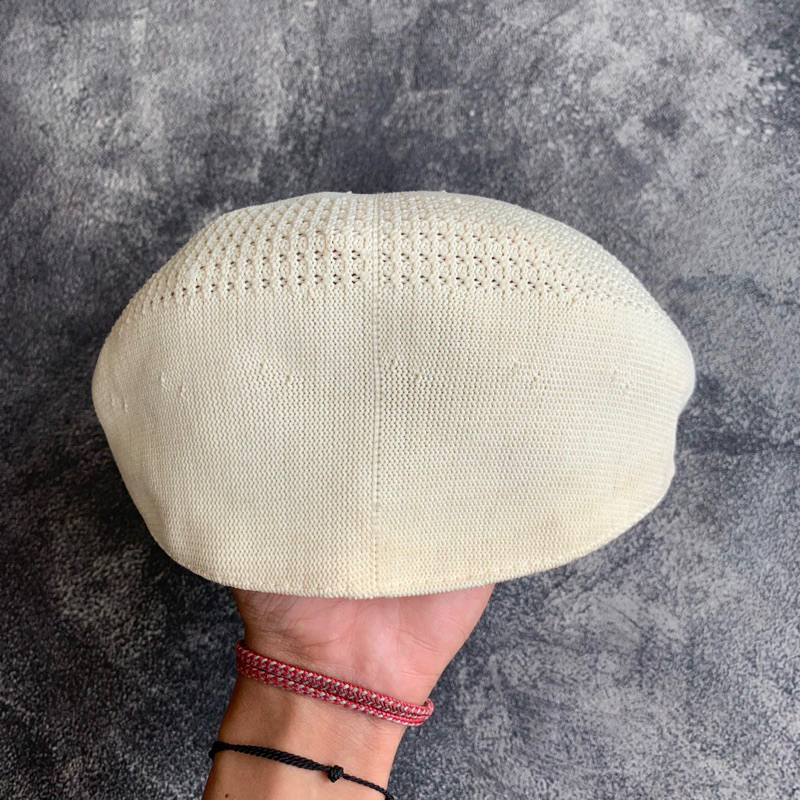 KANGOL FLAT CAP WHITE