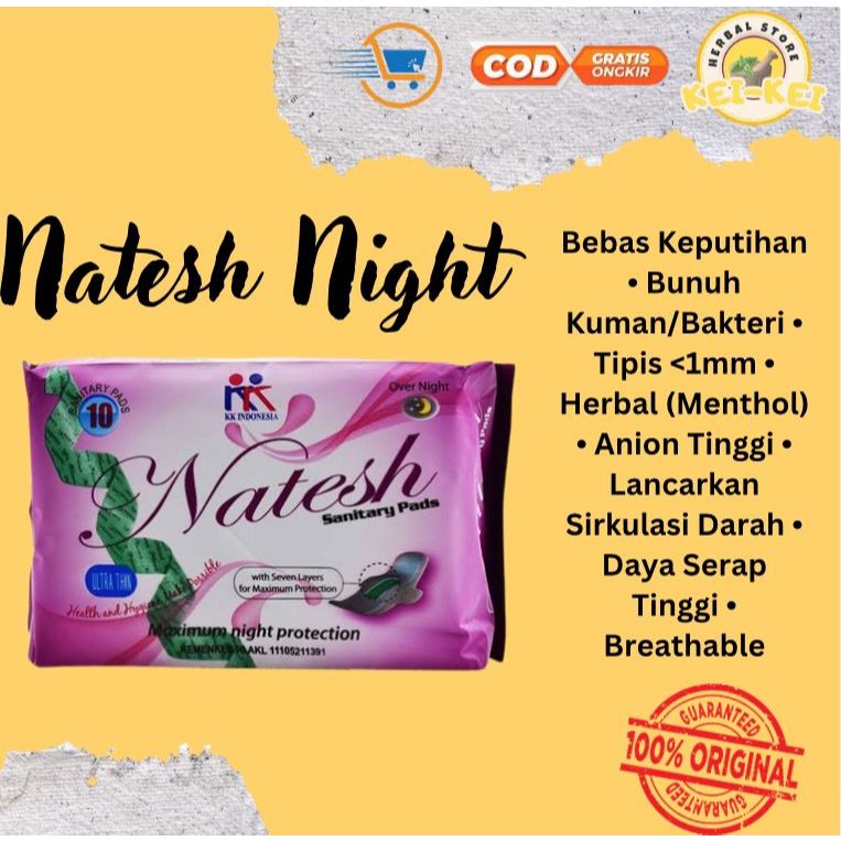 Pembalut Natesh Night Original