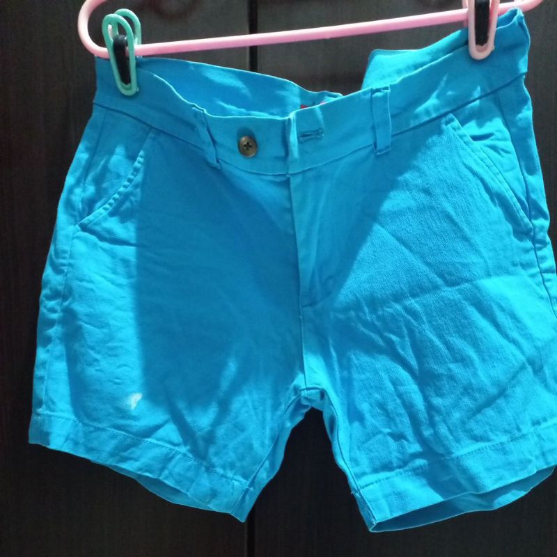 Preloved - Celana Pendek Connexion Biru LP = 82 Panjang Celana = 33