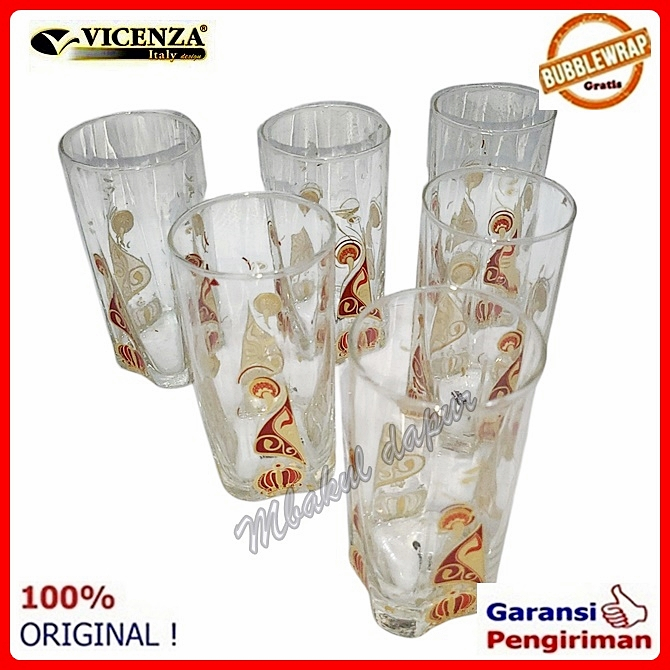 Gelas Set Gelas Set Murah Vicenza G 21 Isi 6 Pc gelas