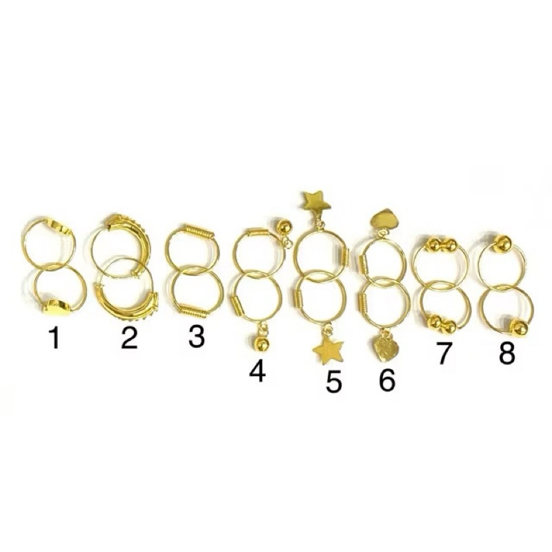 Anting Bayi Emas Asli Kadar 700 16K dan 875 20K cocok untuk Newborn