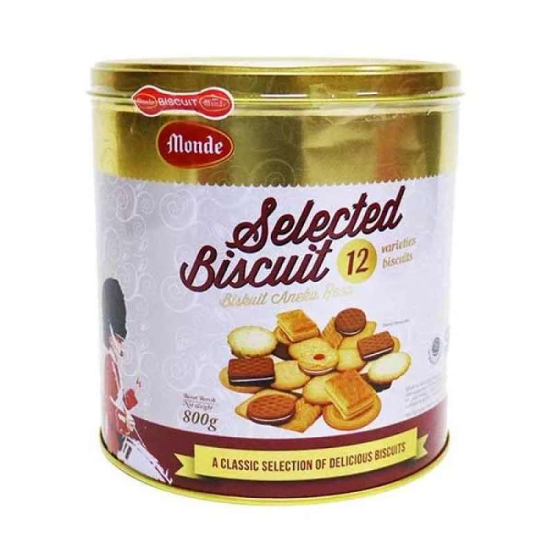 

Monde selected biskuit kaleng 800 gram