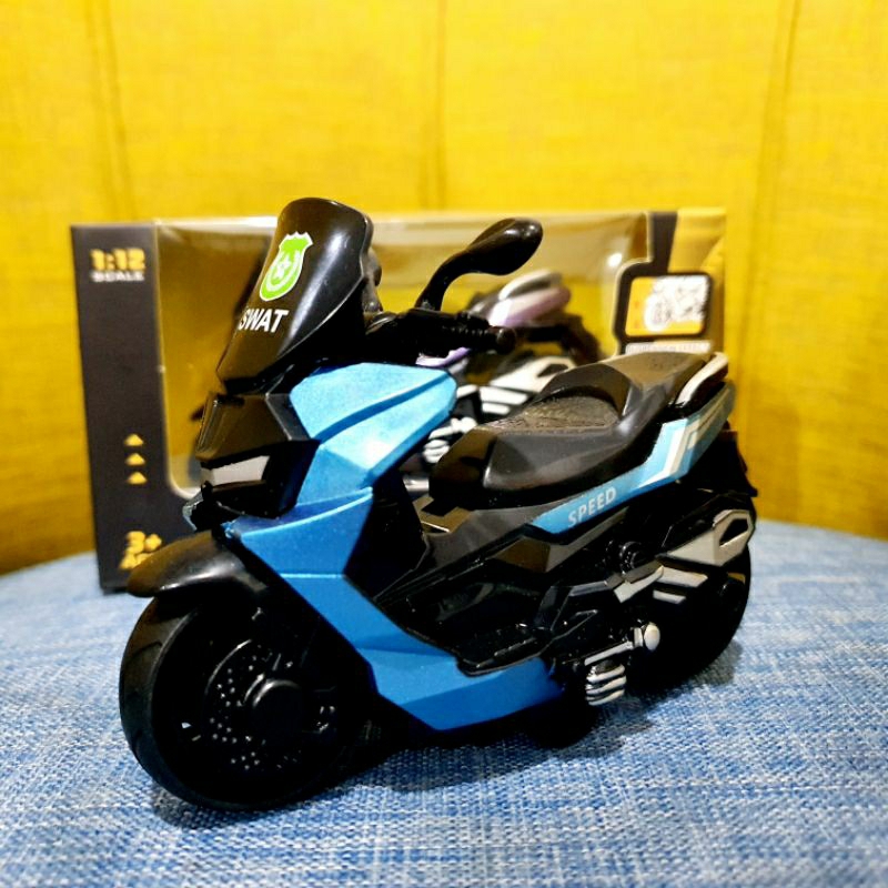 GDM - Diecast motor NMAX New alloy anak edukatif - miniatur motor NMAX