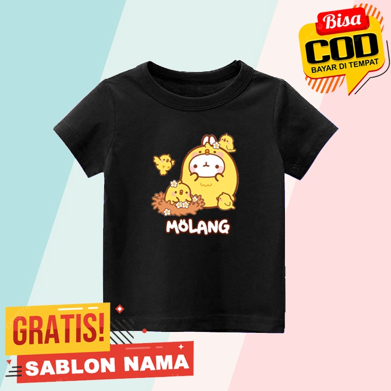 Kaos Anak Molang / Baju Anak Laki Laki & Perempuan Molang