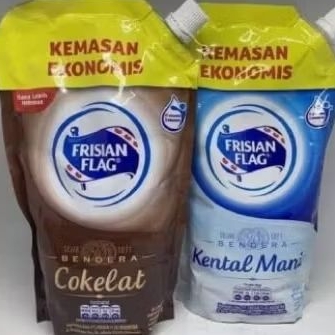 

2 pcs Frisian flag kental manis pouch 545g coklat putih
