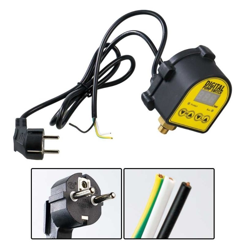 Pengatur Pompa Air Digital Automatic Pump Switch Pressure Saklar Otomatis pompa air 220V