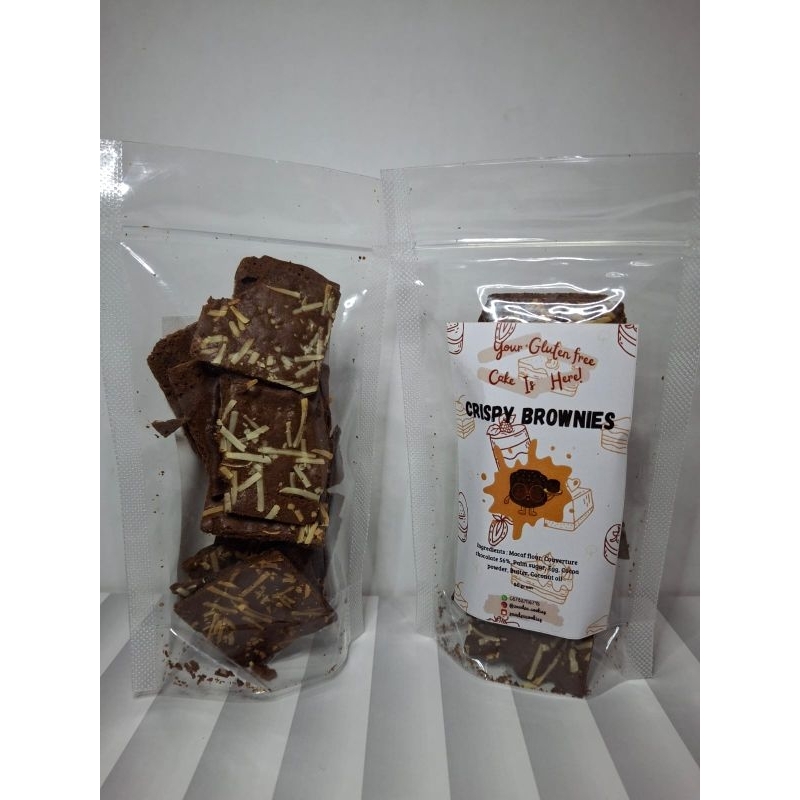

Brownies Crispy (50gr) - Gluten Free & Healthy - ZAADZA COOKIES