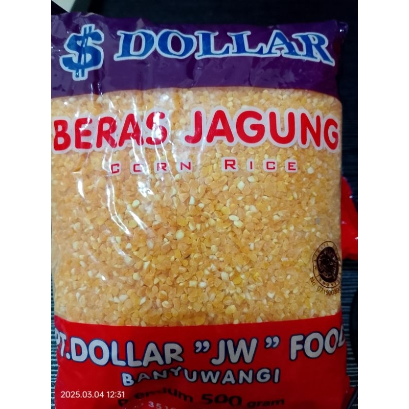 

Beras Jagung Dollar 500gram