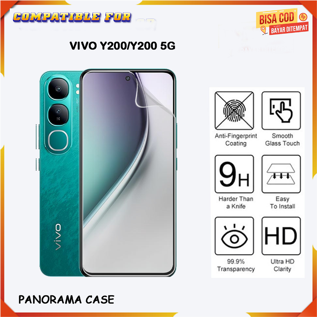 Anti Gores Hydrogel  VIVO Y200 Y200 4G Y200 5G Y200I Y200T Y200+  Pelindung Layar Full Cover Premium