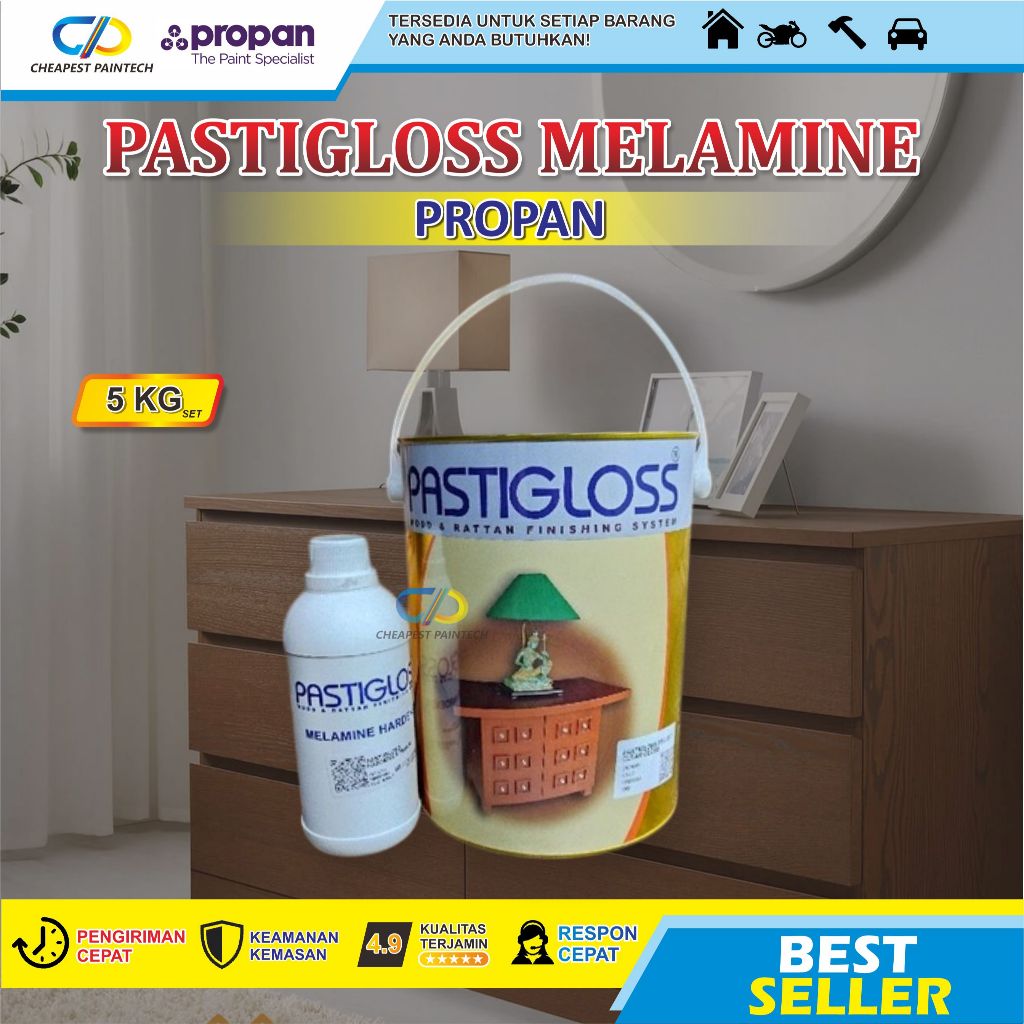 PROPAN PASTIGLOSS MELAMIN/ MELAMIN SANDING/ SANDING SEALER 5KG SET