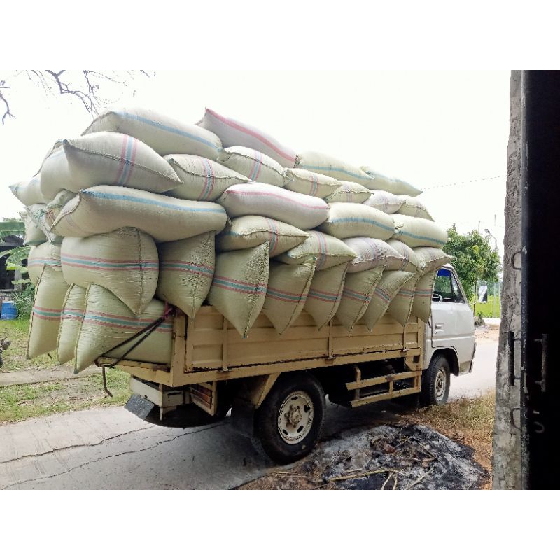 Xcamellyaa Pakan Kangkung Kering 28 Kg (Satu Karung)/Gadul/Rendeng Kangkung Buat Pakan Kambing