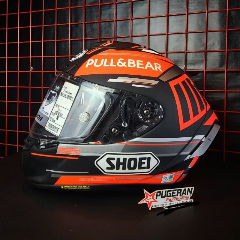 HELM SHOEI X14 FOURTEEN MARQUEZ BLACK CONCEPT