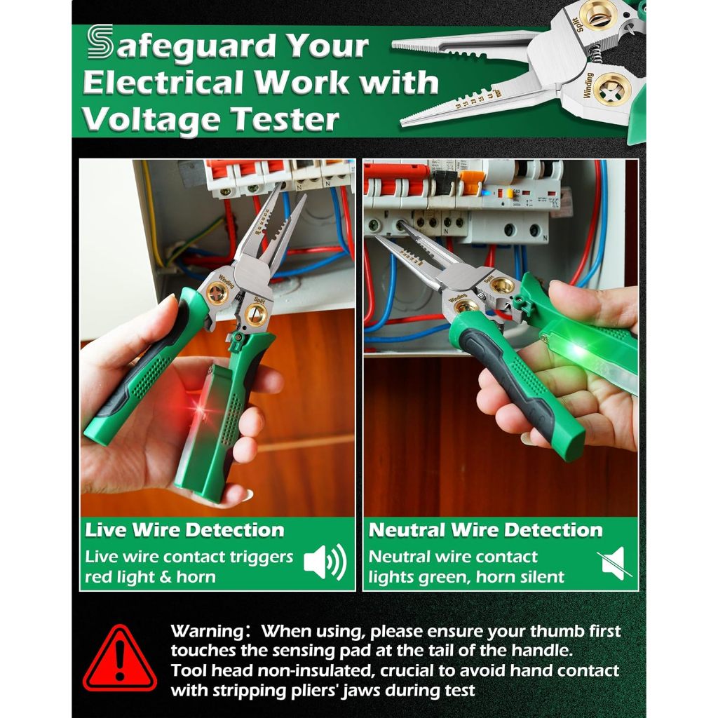 Tang Pemotong/Alat Tang Kupas Kabel/Pemotong Kabel Multifungsi