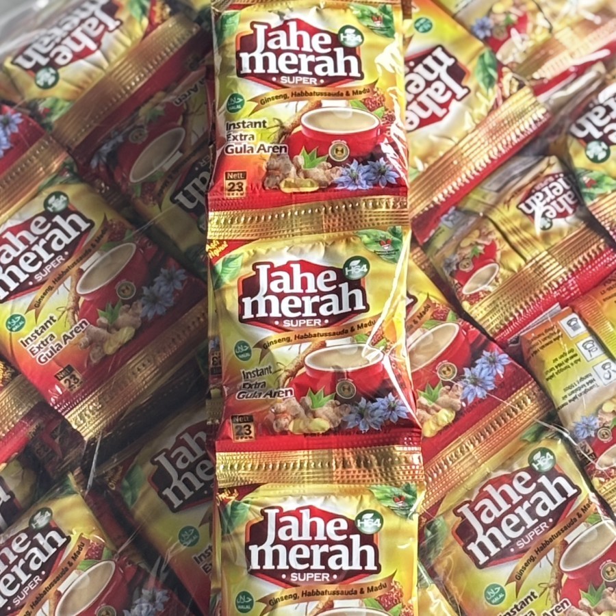 

Jahe Merah Super H 64 Herbal Asli Original promo jual harga murah ( persachet )