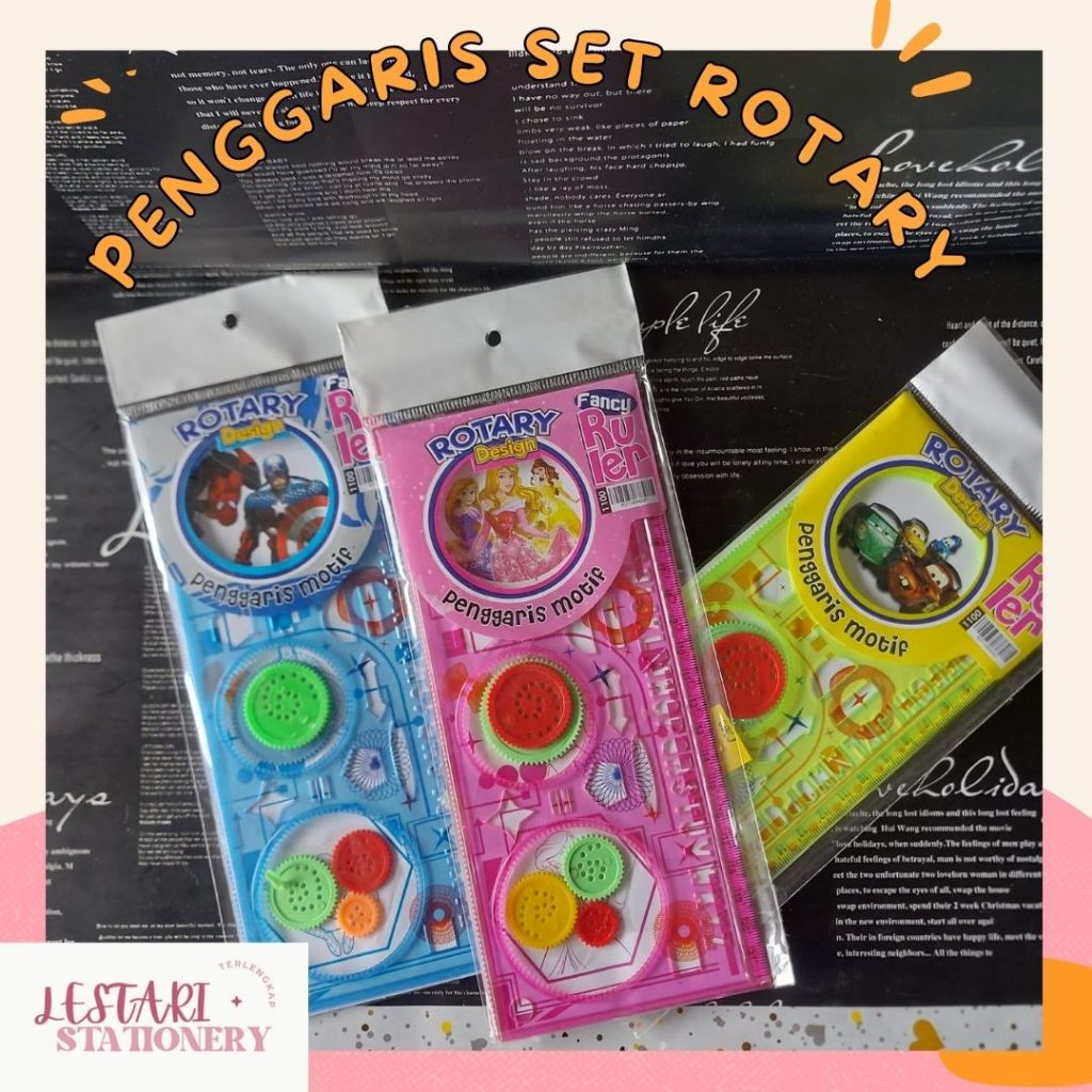 

Penggaris Rotary Fancy | Ruler fancy Rotary | Penggaris Motif | Penggaris Fancy