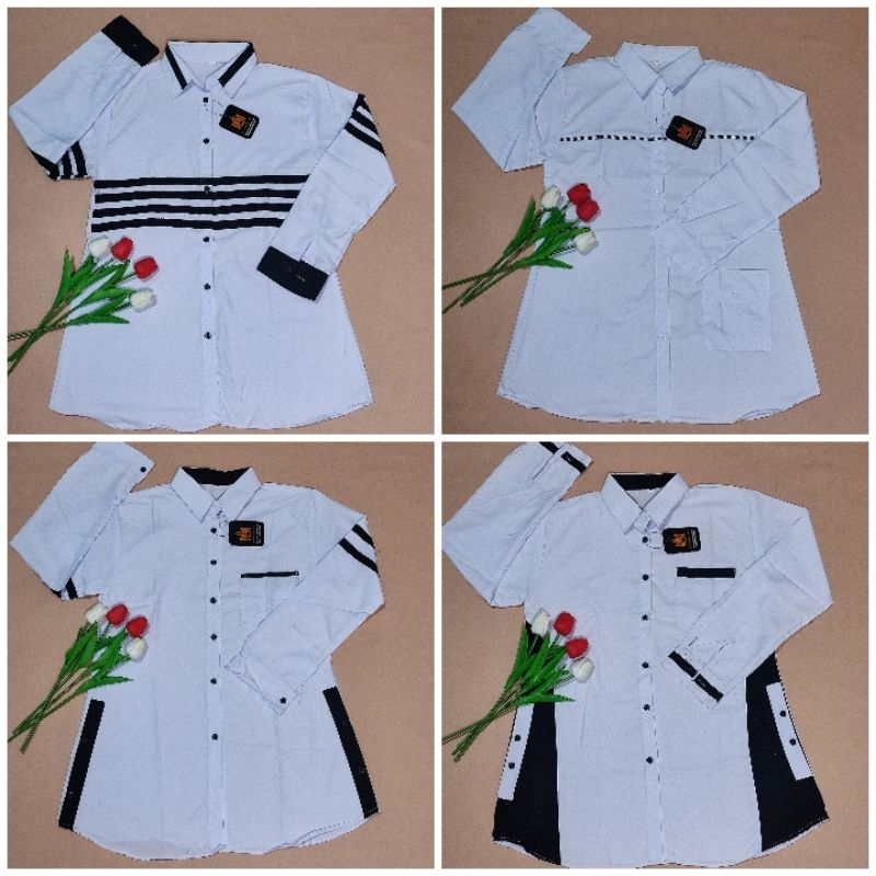 Tunik putih//Tunik santri putri putih//Tunik santriwati putih//baju santriwati putih//baju santri pu