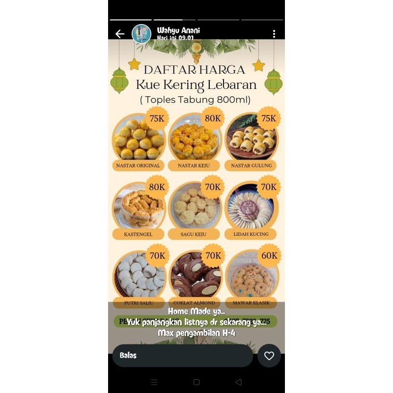 

Kue Kering Lebaran 800ml
