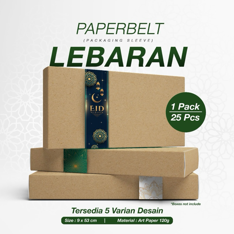 

Paperbelt Lebaran / Paperbelt idul fitri 2025 Terbaru isi 25 pcs