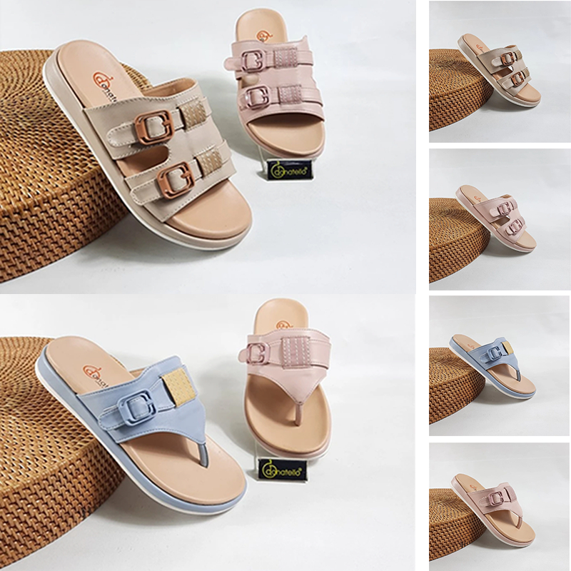 Donatello Sandal anak perempuan slide gesper dan jepit terbaru
