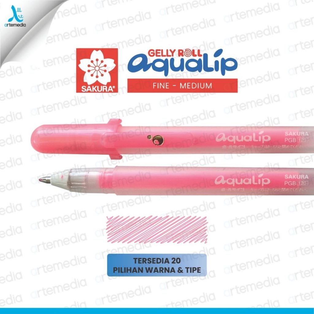 

Sakura Aqualip 3D Color Bolpen