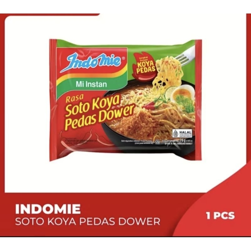 

Indomie Rasa Soto Koya Pedas Dower