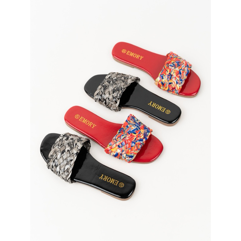 Emory Derany Series Alemo7010 Sandal Heels Wanita Slip On