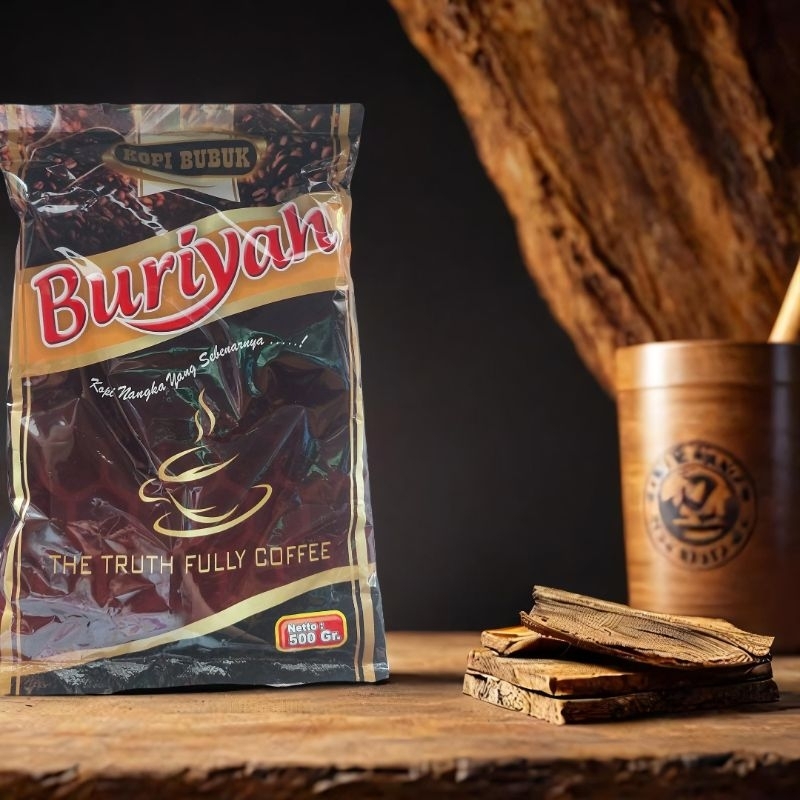 

kopi bubuk BURIYAH 500gr kopi arabica robusta murni bubuk tanpa gula