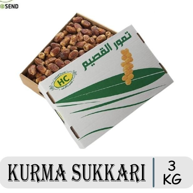 

Kurma Sukari Al Qassim Grade A PREMIUM DUS 3 KG
