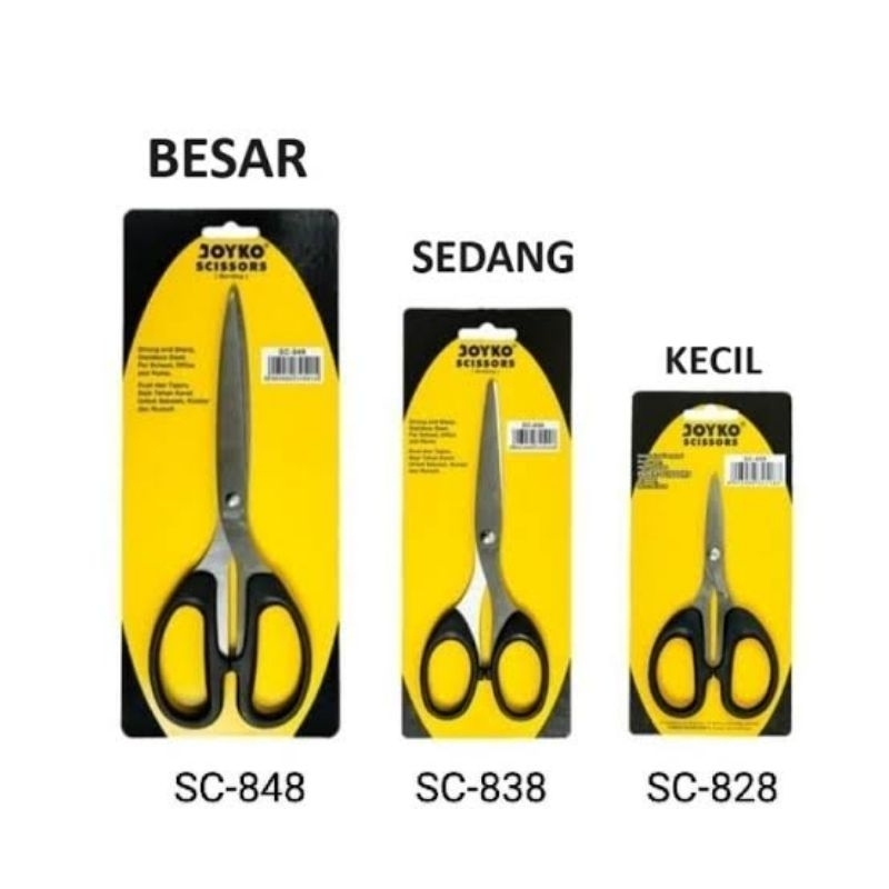 

gunting joyko sc 838 ( sedang )