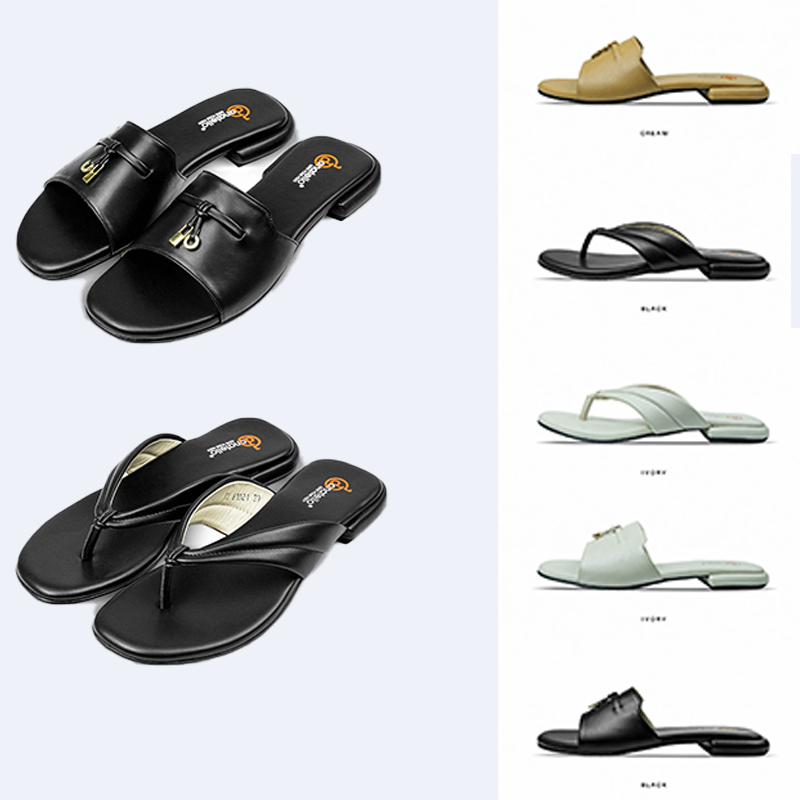 Donatello sandal perempuan dewasa flat slop terbaru