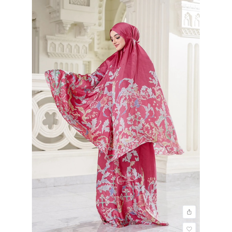 Royale -Grandeur Prayer Robe buttonscarves mukena