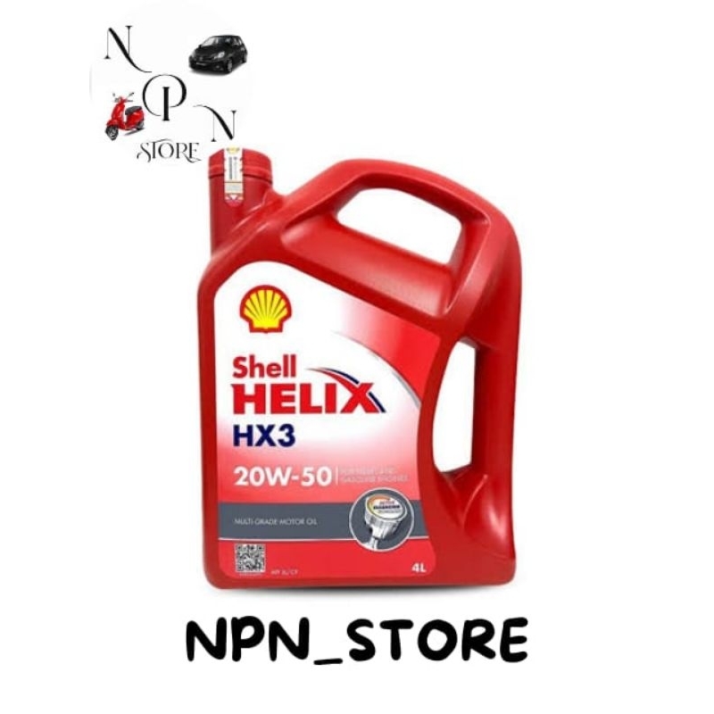 OLI MOBIL PREMIUM/OLI SHELL HELIX HX3 ORIGINAL/SHELL HELIX HX3 20W-50 ASLI/OLI SHELL ASLI
