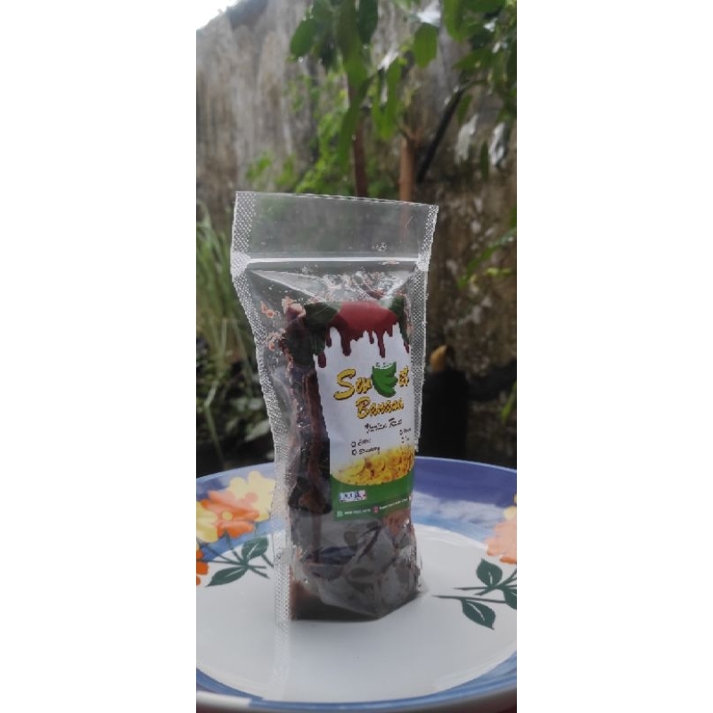 

Keripik Pisang Cokelat Lumer Banana Chips Pouch Small Berat 60 Gram Kripik coklat pisang lumer