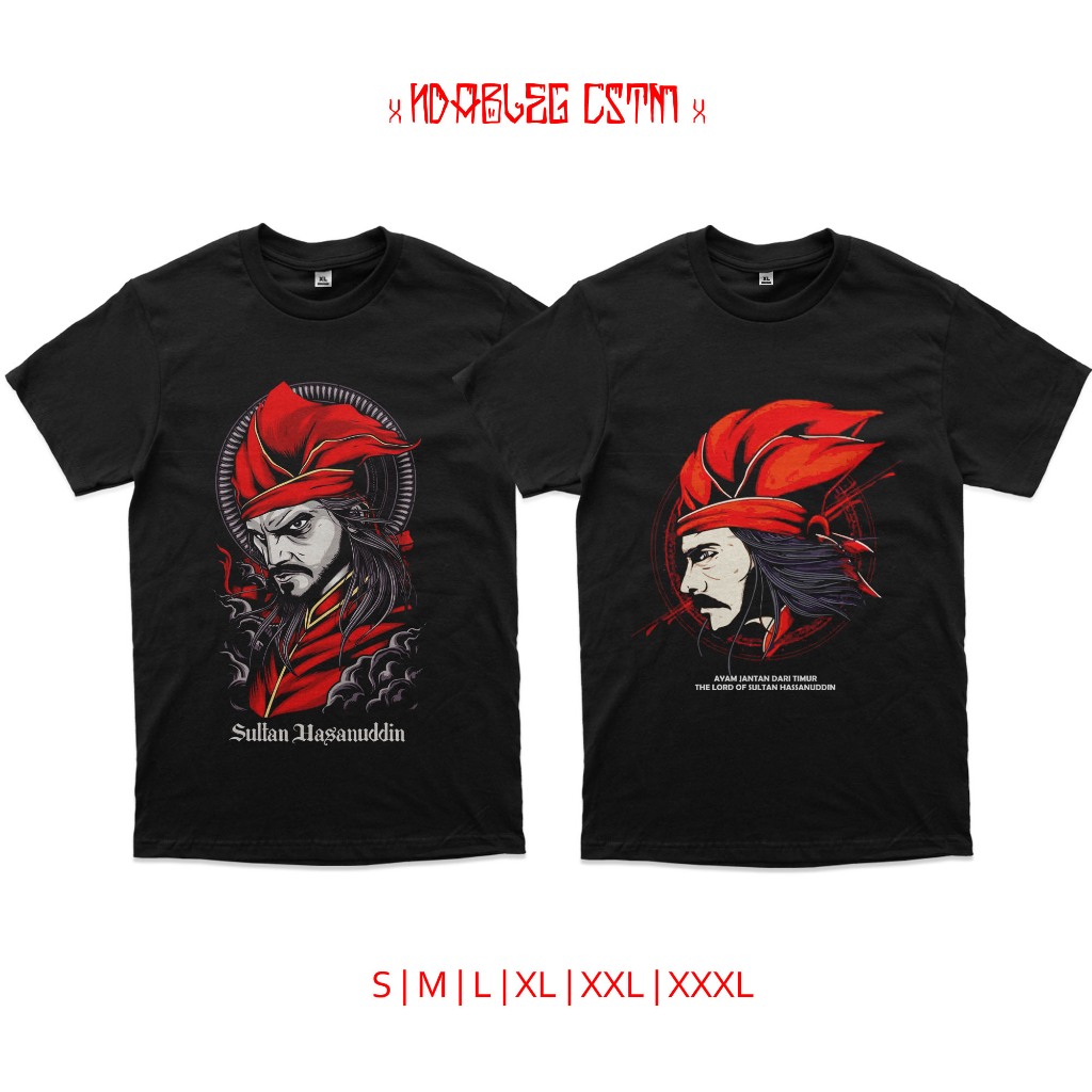 kaos tokoh sultan hasanuddin combed 24s