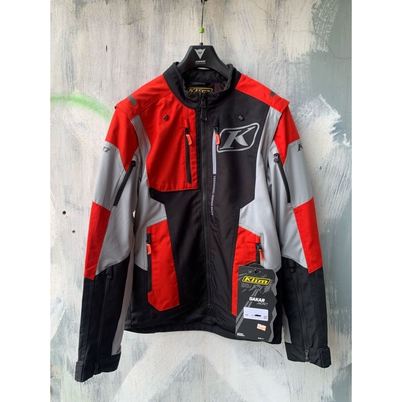 JAKET KLIM DAKAR MONUMENT RED / GRAY