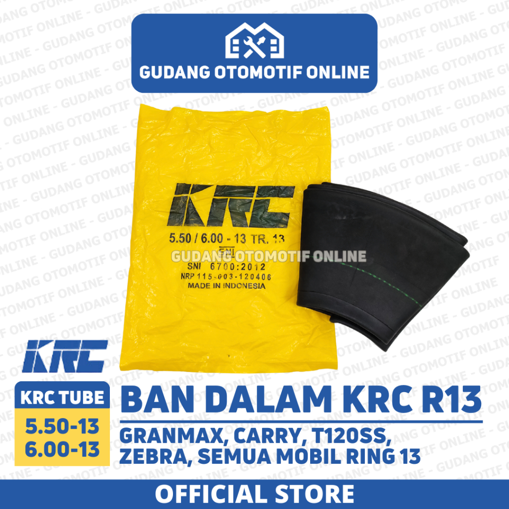 Ban Dalam Mobil KRC Ring 13 550 600 13 R13 Granmax Carry T120SS Zebra