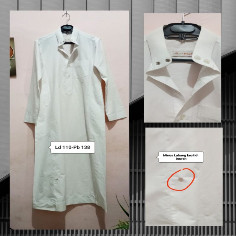 Preloved jubah gamis pria