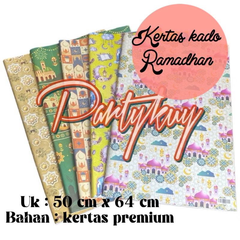 

Kertas Kado Motif Idul Fitri Kertas Kado Motif Islam Satuan lebaran 2025 Partykuy