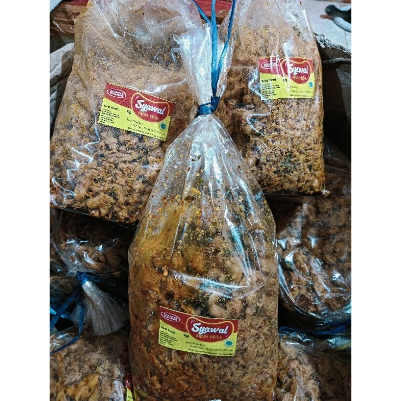 

Cumi abon pedas manis dj 1 ball