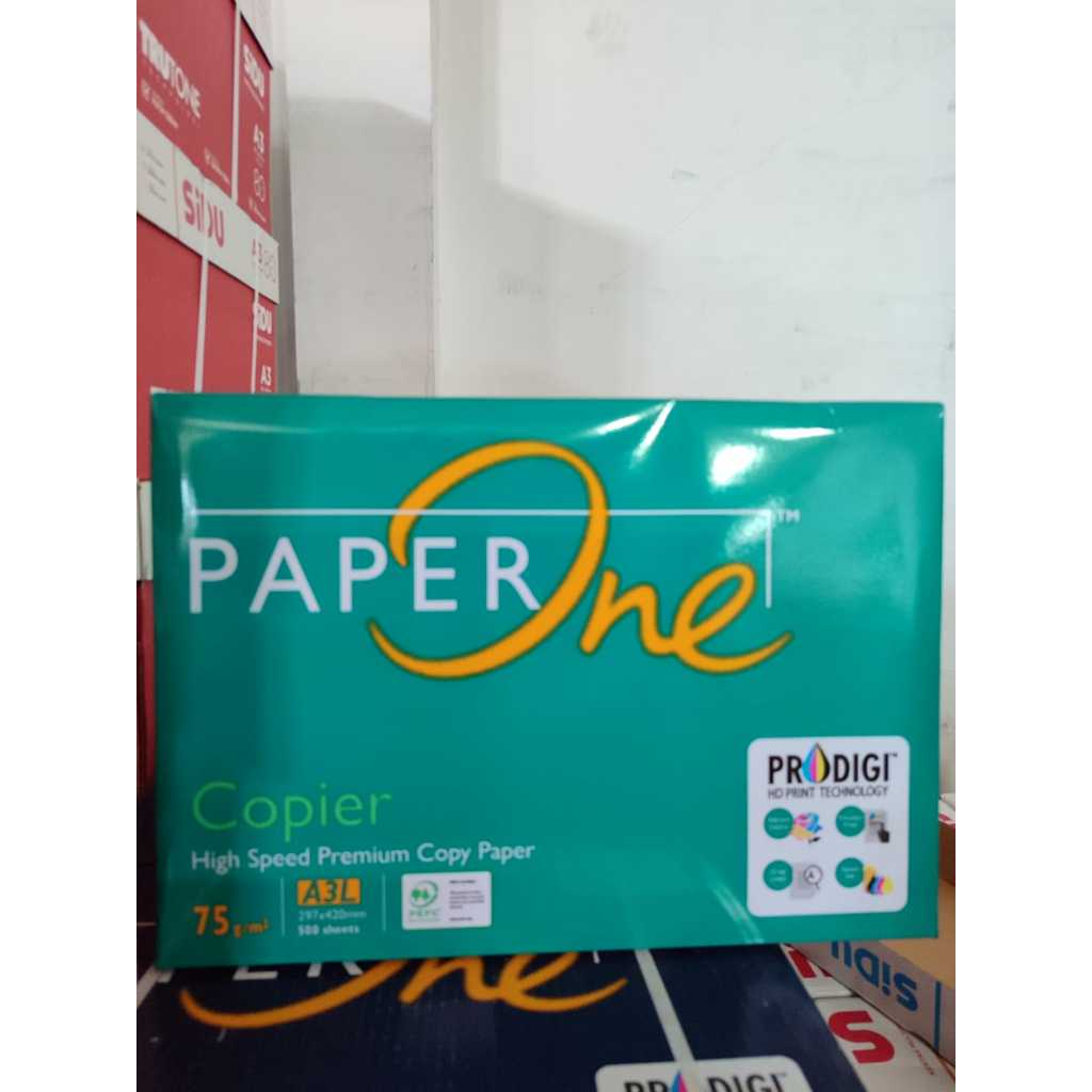 

Paperone Kertas HVS A3 75gsm ( 1 RIM / 500 Lembar )
