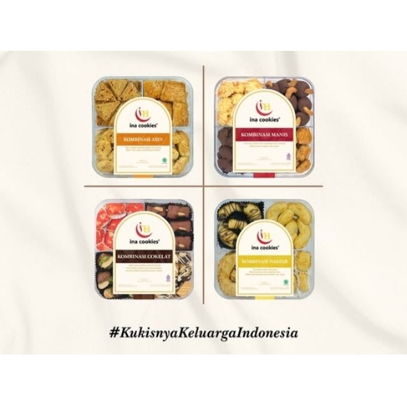 

Kue kering Ina cookies varian kombinasi