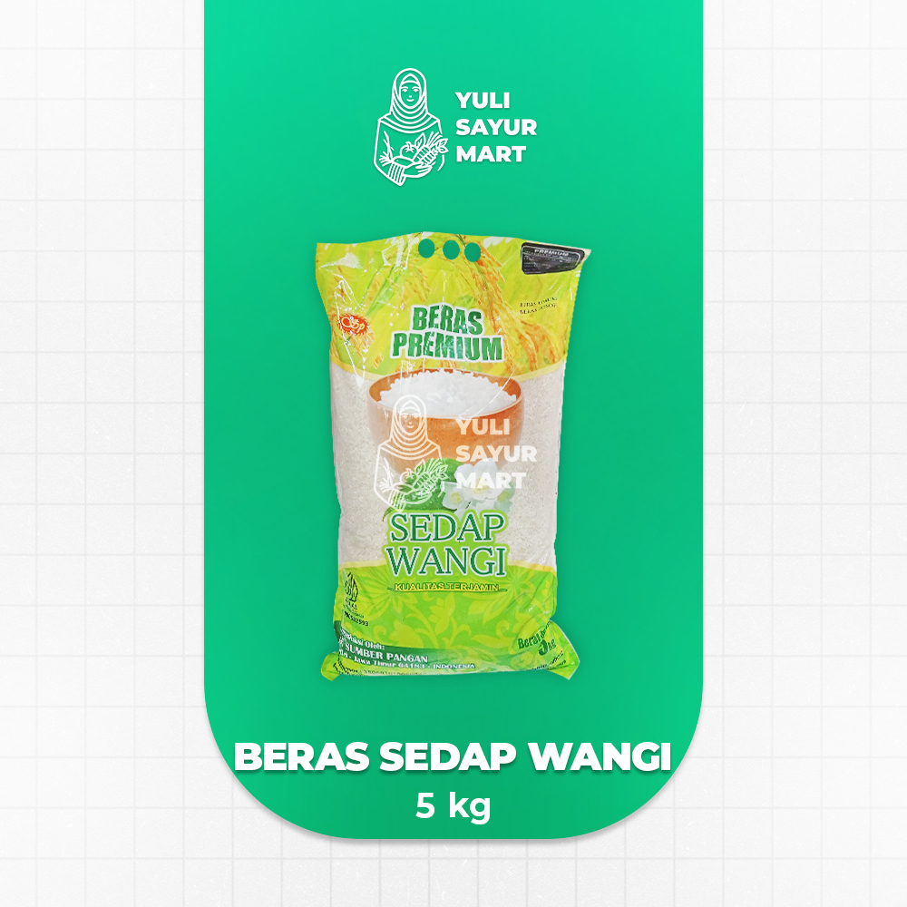 

Beras Sedap Wangi 5kg - Yuli Sayur Mart