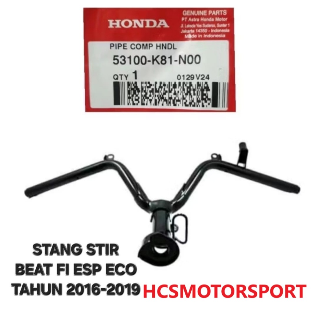 STANG STIR BEAT FI ESP ECO CBS TAHUN 2016 - 2019 ORIGINAL ASLI